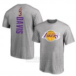 Camiseta Manga Corta Anthony Davis Los Angeles Lakers Gris