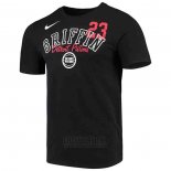 Camiseta Manga Corta Blake Griffin Detroit Pistons Negro Player Performance