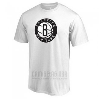 Camiseta Manga Corta Brooklyn Nets Blanco2