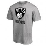 Camiseta Manga Corta Brooklyn Nets Gris2