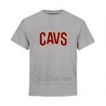 Camiseta Manga Corta Cleveland Cavaliers Gris4