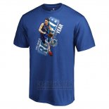 Camiseta Manga Corta Dallas Mavericks Luka Doncic 2019 NBA Rookie Azul