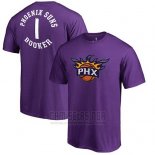Camiseta Manga Corta Devin Booker Phoenix Suns Violeta2