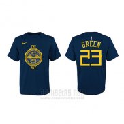 Camiseta Manga Corta Draymond Green Golden State Warriors Azul Marino Ciudad