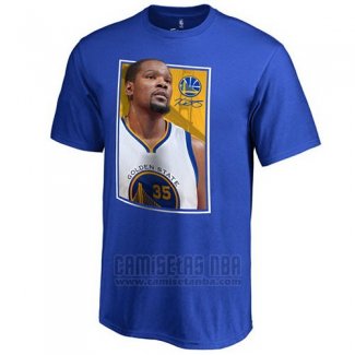 Camiseta Manga Corta Golden State Warriors Azul Kevin Durant