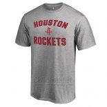 Camiseta Manga Corta Houston Rockets Gris