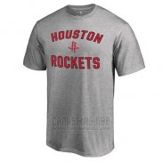 Camiseta Manga Corta Houston Rockets Gris