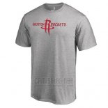 Camiseta Manga Corta Houston Rockets Gris2