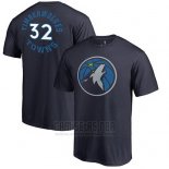Camiseta Manga Corta Karl-Anthony Towns Minnesota Timberwolves Azul Marino2