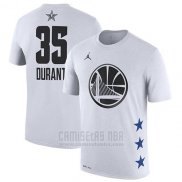 Camiseta Manga Corta Kevin Durant All Star 2019 Golden State Warriors Blanco