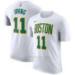 Camiseta Manga Corta Kyrie Irving Boston Celtics Ciudad Blanco