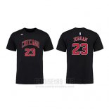 Camiseta Manga Corta Michael Jordan Chicago Bulls Negro