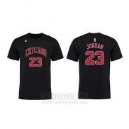 Camiseta Manga Corta Michael Jordan Chicago Bulls Negro