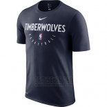 Camiseta Manga Corta Minnesota Timberwolves Azul Marino Practice Legend Performance