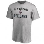 Camiseta Manga Corta New Orleans Pelicans Gris3