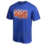 Camiseta Manga Corta New York Knicks Azul Kristaps Porzingis KP6
