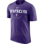 Camiseta Manga Corta Sacramento Kings Violeta Practice Legend Performance