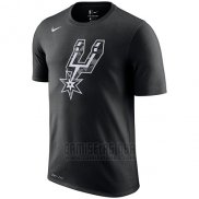 Camiseta Manga Corta San Antonio Spurs Negro Ciudad