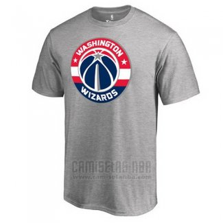 Camiseta Manga Corta Washington Wizards Gris