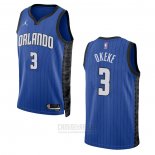 Camiseta Orlando Magic Chuma Okeke #3 Statement 2022-23 Azul