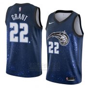 Camiseta Orlando Magic Jerian Grant #22 Ciudad 2018 Azul