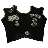 Camiseta Philadelphia 76ers Allen Iverson #3 Camuflaje Verde