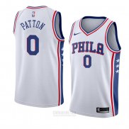 Camiseta Philadelphia 76ers Justin Patton #0 Association 2018 Blanco