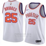 Camiseta Phoenix Suns Mikal Bridges #25 Classic 2018 Blanco