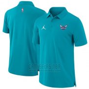 Camiseta Polo Charlotte Hornets Verde