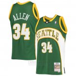 Camiseta Seattle SuperSonics Ray Allen #34 Mitchell & Ness 2006-07 Verde