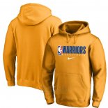 Sudaderas con Capucha Golden State Warriors Amarillo Spotlight Practice