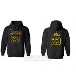 Sudaderas con Capucha Lebron James Los Angeles Lakers Negro