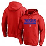 Sudaderas con Capucha Philadelphia 76ers Practice Performance 2022-23 Rojo