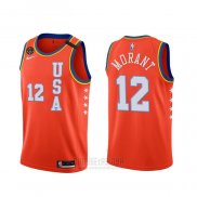 Camiseta 2020 Rising Star Ja Morant #12 USA Rojo