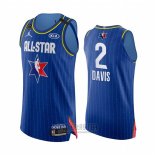 Camiseta All Star 2020 Los Angeles Lakers Anthony Davis Autentico #2 Azul