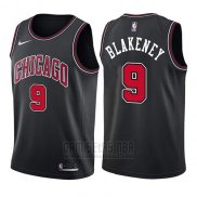 Camiseta Chicago Bulls Antonio Blakeney #9 Statement 2017-18 Negro