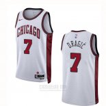 Camiseta Chicago Bulls Goran Dragic #7 Ciudad 2022-23 Blanco