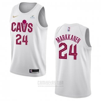 Camiseta Cleveland Cavaliers Lauri Markkanen #24 Association 2022-23 Blanco