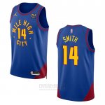 Camiseta Denver Nuggets Ish Smith #14 Statement 2022-23 Azul