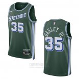Camiseta Detroit Pistons Marvin Bagley III #35 Ciudad 2022-23 Verde