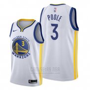 Camiseta Golden State Warriors Jordan Poole #3 Association Blanco