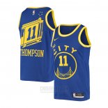 Camiseta Golden State Warriors Klay Thompson #11 Hardwood Classics 2020-21 Azul