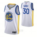 Camiseta Golden State Warriors Stephen Curry #30 Association 2021-22 Blanco
