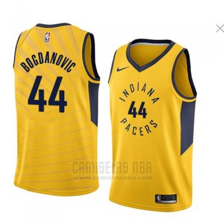 Camiseta Indiana Pacers Bojan Bogdanovic #44 Statement 2018 Amarillo