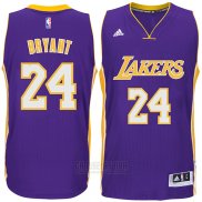 Camiseta Los Angeles Lakers Kobe Bryant #24 Violeta