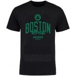 Camiseta Manga Corta Boston Celtics Negro 2019 NBA Playoffs Rise