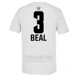 Camiseta Manga Corta Bradley Beal All Star 2019 Washington Wizards Blanco