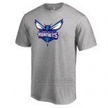 Camiseta Manga Corta Charlotte Hornets Gris2