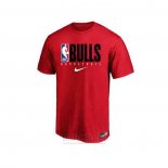 Camiseta Manga Corta Chicago Bulls 2019 Rojo