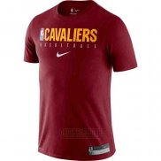 Camiseta Manga Corta Cleveland Cavaliers 2019 Rojo